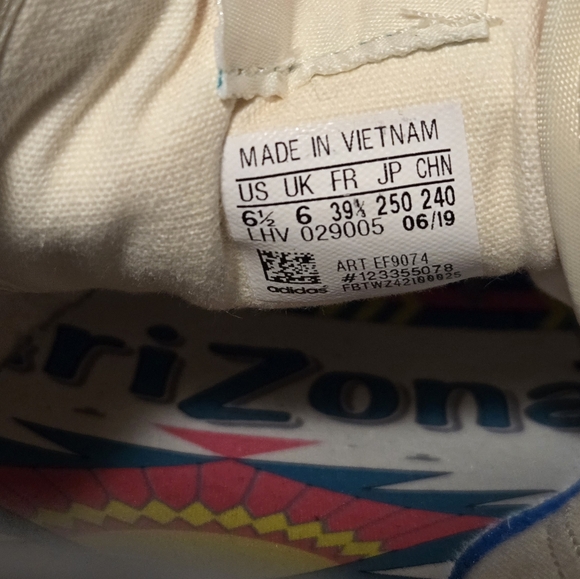 Adidas original x Arizona tea sneakers size 6 1/2 - Picture 9 of 10